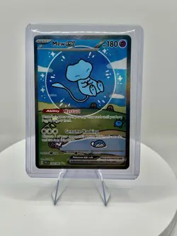 Pokemon Mew ex 232/091 Paldean Fates Near Mint (NM) Holo Bubble Mew - Image 1