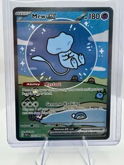 Pokemon Mew ex 232/091 Paldean Fates Near Mint (NM) Holo Bubble Mew - Image 3