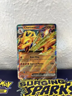 Pokemon TCG Charizard Ex-161 Scarlet & Violet Promo-Holo - Image 1