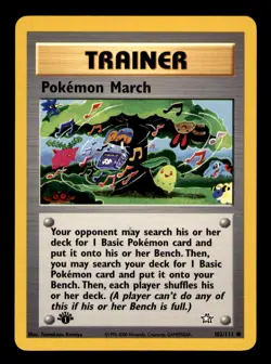 Pokemon March 102/111 Common Neo Genesis Pokemon 1st Edition Near Mint - Image 1