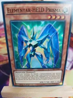 Elementar Held Prisma FUEN-DE047 Super Rare DE NM YUGIOH - Image 1