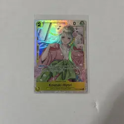 One Piece TCG Kouzuki Hiyori OP06-106 Super Rare Holo Bandai. Op000050 - Image 1