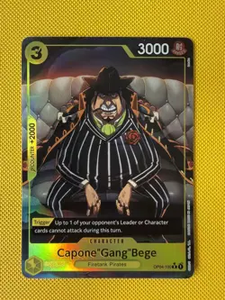 Capone “Gang“ Bege | Alt Art | R | Op04-100 | PRB01 The best | One Piece | ENG. - Image 1