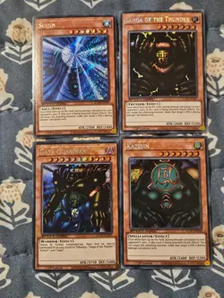 Gate Guardian Sanga of Suijin Kazejin Secret Rare Set Paradox Yugioh - Image 2