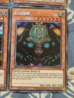 Gate Guardian Sanga of Suijin Kazejin Secret Rare Set Paradox Yugioh - Image 4