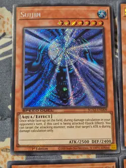 Gate Guardian Sanga of Suijin Kazejin Secret Rare Set Paradox Yugioh - Image 5