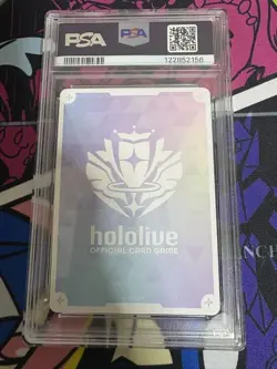 Weiss Schwarz Hololive Chloe PSA10 Signed Card hBP02 004 SEC Rare - Image 2