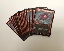 MAGIC THE GATHERING LORWYN ECLIPSED CHAMPIONSHIP GOBLIN BOMBARDMENT PROMO X 16 - Image 1