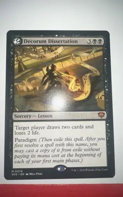 Decorum Dissertation Secrets of Strixhaven Regular - Image 1