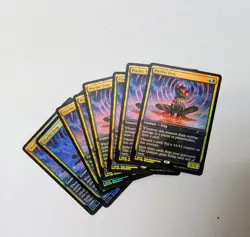 MAGIC THE GATHERING PSYCHIC FROG FOIL CHAMPIONSHIP PROMO TEXTLESS LOT OF 8 - Image 1