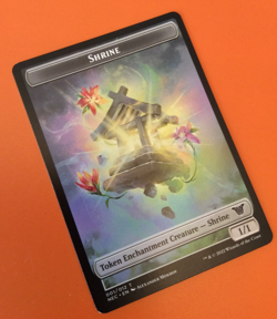 Shrine Token T Commander: Kamigawa: Neon Dynasty 1 NM - Image 1