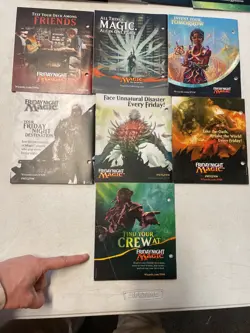 Lot x7 Vintage MtG Players Guides and x13 Bundle/Fat Pack Outer Sleeves Magic - Image 3