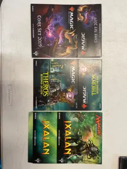 Lot x7 Vintage MtG Players Guides and x13 Bundle/Fat Pack Outer Sleeves Magic - Image 4