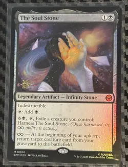 The Soul Stone Prerelease Stamped Magic The Gathering Marvel Spiderman - Image 1