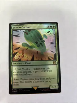 Jumbo Cactuar Prerelease Cards Foil - Image 1