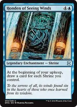 MTG Magic - Honden of Seeing Winds - Eternal Masters - Uncommon - Foil Near Mint - Image 1
