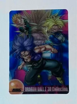 [SC] ya57 Dragon Ball Morinaga Wafers Card No.086 3D Trunks - Image 1