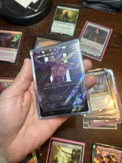 NEW MINT Sephiroth Fabled Soldier Surge Foil Borderless Japanese Magic Mtg - Image 3
