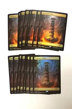 MAGIC THE GATHERING COMMAND TOWER FOIL PROMO LOT OF 16 2025 - Image 1