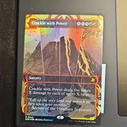 Crackle with Power (Foil Sorcery) Secrets of Strixhaven Mythic Red MTG #M0042 - Image 1