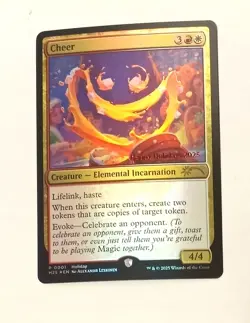 MAGIC THE GATHERING CHEER HAPPY HOLIDAYS 2025 FOIL PROMO + HOLY PARTY NIGHT - Image 1