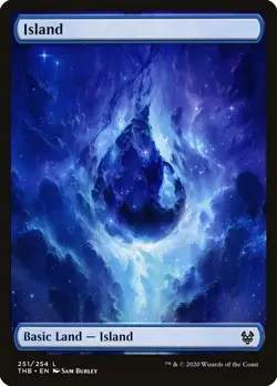 Island - Full Art - #251 - Theros Beyond Death - NM MTG - Image 1