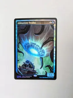MAGIC THE GATHERING ABHORRENT OCULUS FOIL STORE CHAMPIONSHIP PROMO TEXTLESS - Image 1