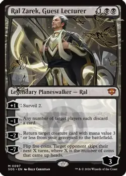 Ral Zarek, Guest Lecturer 97 Mythic Secrets of Strixhaven Near Mint - Image 1