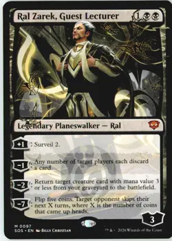 Ral Zarek, Guest Lecturer 97 Mythic Secrets of Strixhaven Near Mint - Image 2