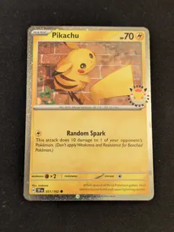 Pikachu - (Cosmo Holo) Promo 051/162 Pokemon Day 2026 30th Anniversary - Image 1