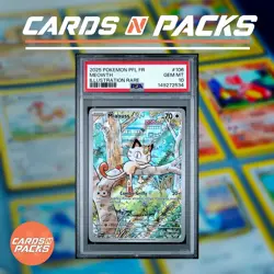 Carte Pokemon Miaouss 106/094 ME02 Flammes Fantasmagoriques PSA 10 GEM MINT 🔥 - Image 1