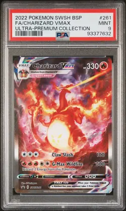 PSA9 Charizard VMAX SWSH261 - Black Star Promos - Pokemon TCG ENG GRADED - Image 1