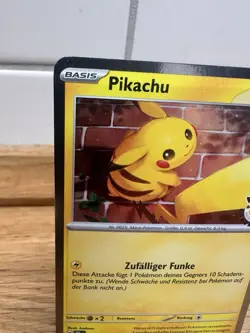 Pikachu 051/162 Promo Holo Pokemon Day / 30th Anniversary double SWIRL 🌀 DE NM - Image 4