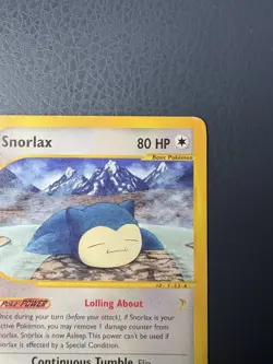 POKEMON SNORLAX 100/144 (SK 100) SKYRIDGE ENG RELAXO COMMON NON HOLO - Image 5
