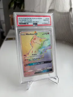 2018 Pokemon SM Lost Thunder Mimikyu #226/214 PSA 10 GEM MINT - Image 1