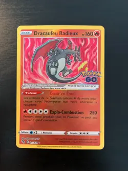 Carte Pokemon : Dracaufeu Radieux 011/078 Pokemon Go Francaise - Image 1