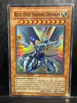 Blue-Eyes Shining Dragon MOV-EN001 Yu-Gi-Oh! The Dark Side of Dimensions... - Image 1