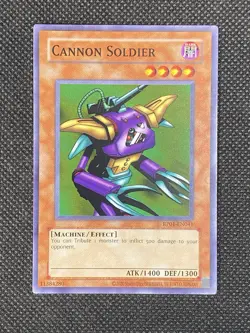 YuGiOh! - Cannon Soldier RP01-EN041 Common (Retro Reprint) Near Mint - Image 1