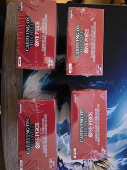 Lot (4) One PIece OP-13 Carrying On His Will English Booster Boxes Sealed - Image 3