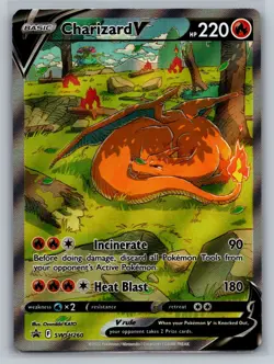 Charizard V - - SWSD SWSH: Sword & Shield Promo Cards #SWSH260 Promo Holo LP - Image 1