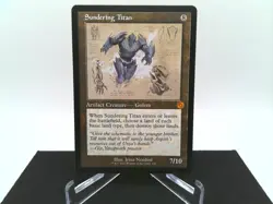 Sundering Titan 120 Schematic The Brothers War Retro Frame BRR MTG Magic - Image 1