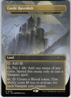MTG Castle Ravenloft Voldaren Estate NM Secret Lair Drop Series Magic 2504 DND - Image 1