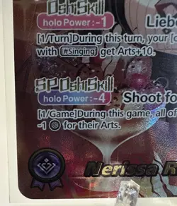 Hololive OCG Enchant Regalia EN Nerissa Ravencroft SEC hBP05-006 Signed Mint - Image 5