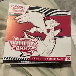 Pokemon TCG Scarlet Violet White Flare Elite Trainer Box Factory Sealed New - Image 1