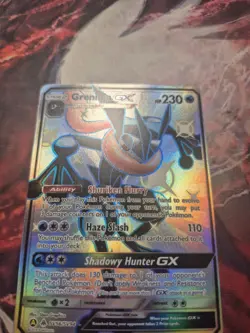 Greninja GX SV56/SV94 Hidden Fates: Shiny Vault Shiny Holo Rare Pokemon TCG MP - Image 2