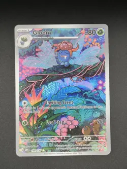 Pokemon TCG Gloom 198/197 SV03 Obsidian Flames Illustration Rare Holo Full Art - Image 1