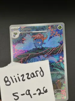 Pokemon TCG Gloom 198/197 SV03 Obsidian Flames Illustration Rare Holo Full Art - Image 2