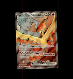 Team Rocket's Moltres ex 208/182 Ultra Rare Destined Rivals Pokemon Near Mint - Image 1