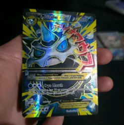 Pokemon TCG Mega Glalie EX Full Art XY Breakthrough Card 156/162 - Image 1