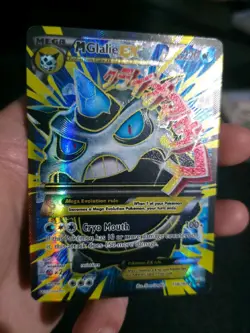 Pokemon TCG Mega Glalie EX Full Art XY Breakthrough Card 156/162 - Image 2